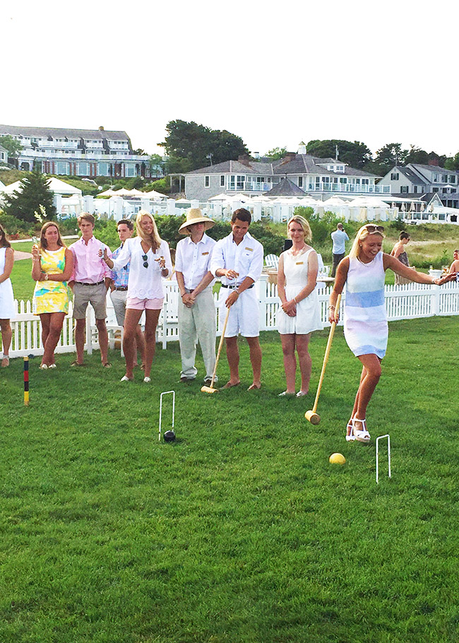 Feeling Croquet Classy Girls Wear Pearls