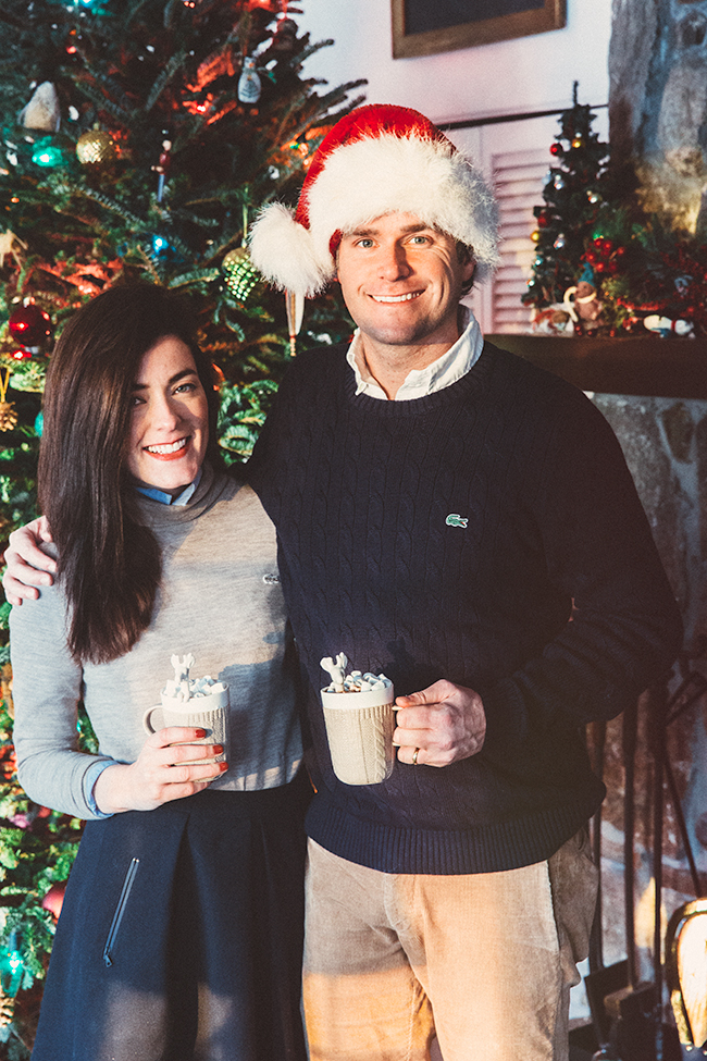 lacoste christmas sweater