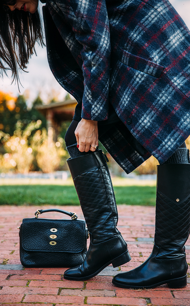 kirlah boots plaid