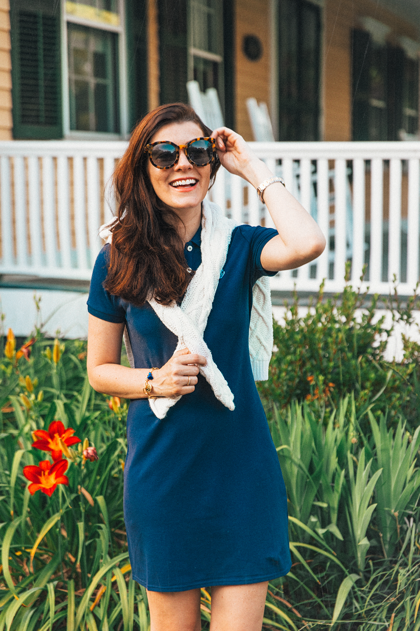 The Anchor Polo Dress - Classy Girls Wear Pearls
