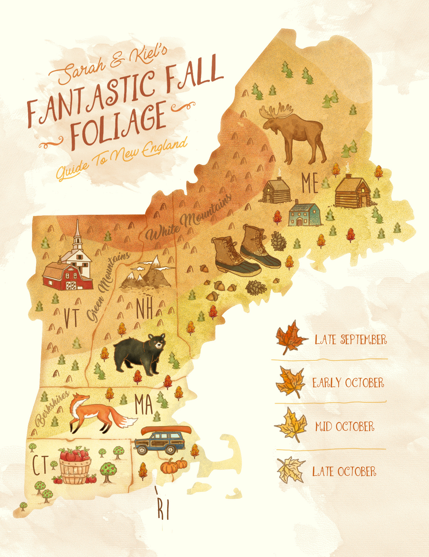 30 Fall Foliage New England Map - Online Map Around The World